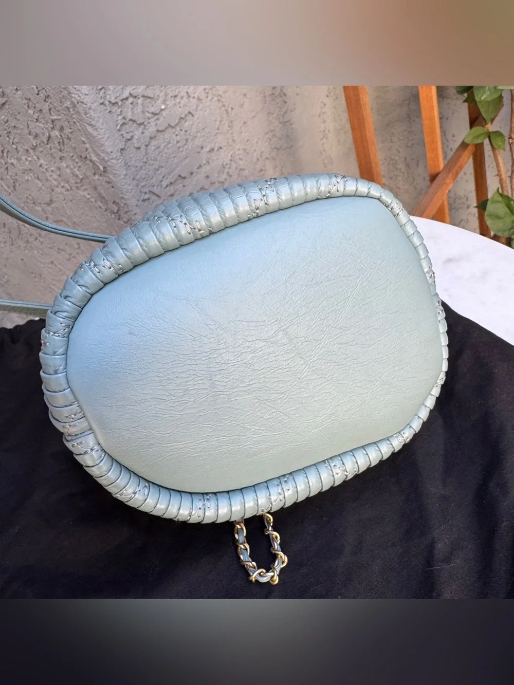 Chanel Paris-Greece Small Coco Pleats Bucket Bag